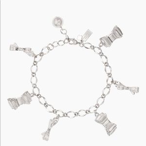 Kate spade bows charm bracelet